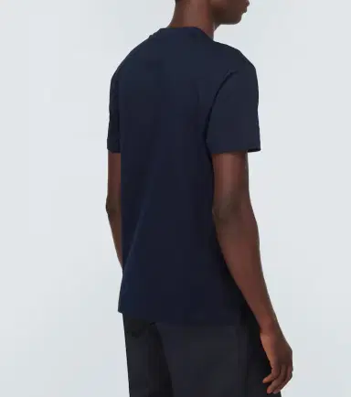 Versace Logo embroidered cotton jersey T-shirt | Thumbnail 2
