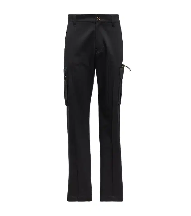 Versace Cotton gabardine cargo pants