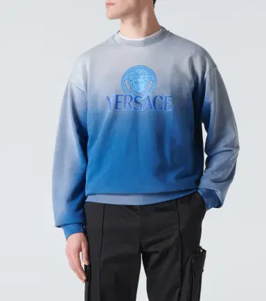 Versace Medusa tie-dye cotton jersey sweatshirt | Thumbnail 3