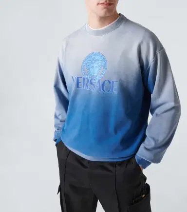 Versace Medusa tie-dye cotton jersey sweatshirt | Thumbnail 5
