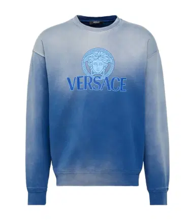 Versace Medusa tie-dye cotton jersey sweatshirt | Thumbnail 1