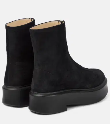 The Row Zipped suede ankle boots | Thumbnail 4 The Row Zipped suede ankle boots | Thumbnail 4