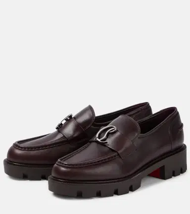 Christian Louboutin CL Moc Lug leather loafers | Thumbnail 6