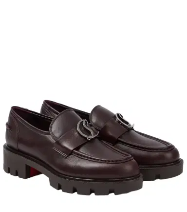 Christian Louboutin CL Moc Lug leather loafers | Thumbnail 1