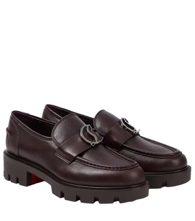 Christian Louboutin CL Moc Lug leather loafers