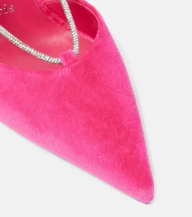 Christian Louboutin Astrid Lace Strass 85 velvet pumps | Thumbnail 5 Christian Louboutin Astrid Lace Strass 85 velvet pumps | Thumbnail 5