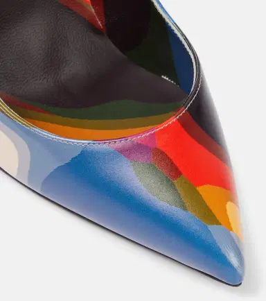 Christian Louboutin Hot Chick 100 printed leather pumps | Thumbnail 2