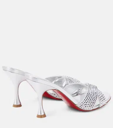 Christian Louboutin Mariza Is Back embellished leather mules | Thumbnail 5