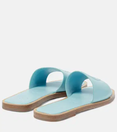 Christian Louboutin CL embossed leather mules | Thumbnail 4