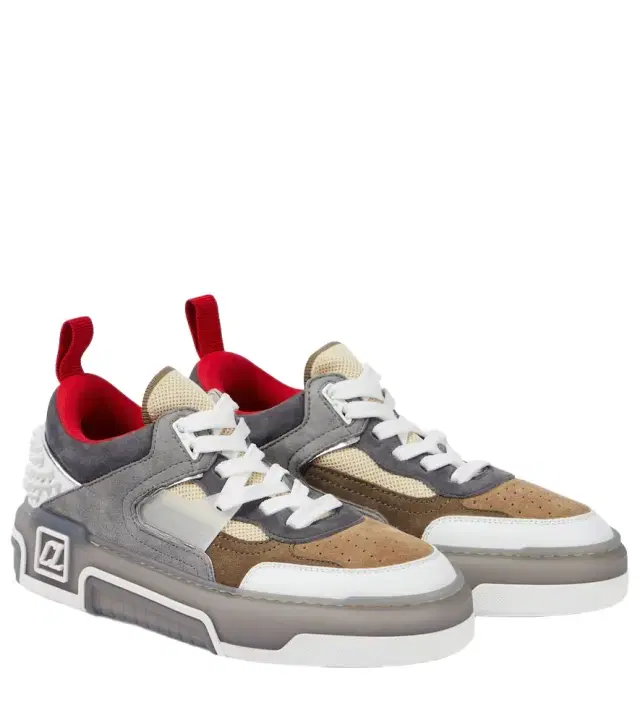 Christian Louboutin Astroloubi studded suede sneakers
