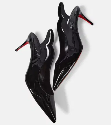 Christian Louboutin Hot Chick Sling patent leather slingback pumps | Thumbnail 3
