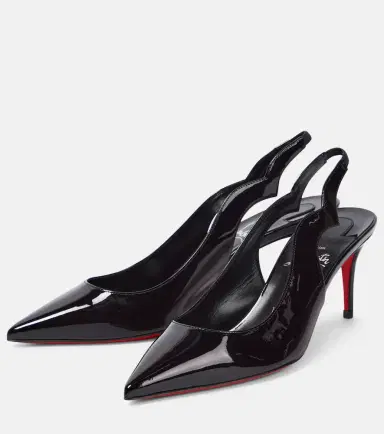 Christian Louboutin Hot Chick Sling patent leather slingback pumps | Thumbnail 4