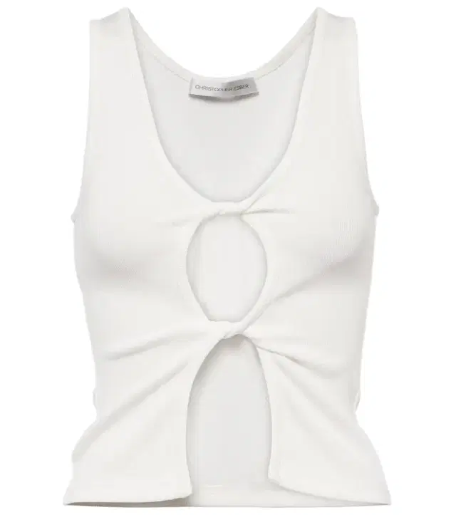 Christopher Esber Cutout jersey tank top