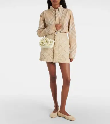 Burberry Rose gathered leather clutch | Thumbnail 4