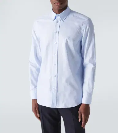 Etro Logo cotton Oxford shirt | Thumbnail 3