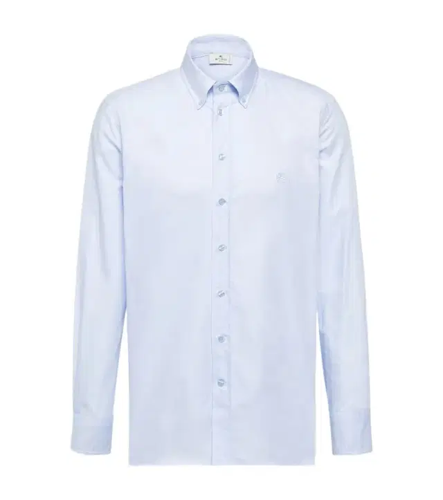 Etro Logo cotton Oxford shirt