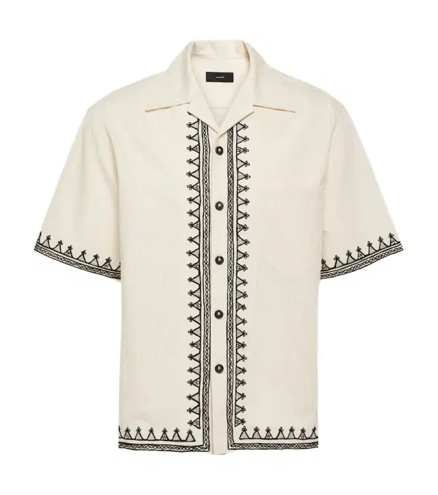 Alanui Akasha embroidered cotton-blend shirt