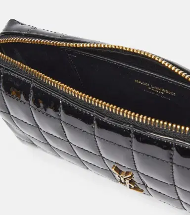 Saint Laurent Cassandre matelassé pouch with strap | Thumbnail 3
