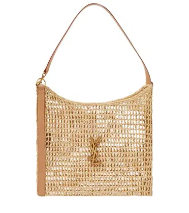 Saint Laurent Oxalis crochet raffia shoulder bag | Thumbnail 1 Saint Laurent Oxalis crochet raffia shoulder bag | Thumbnail 1