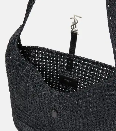 Saint Laurent Le 5 à 7 Medium raffia shoulder bag | Thumbnail 6 Saint Laurent Le 5 à 7 Medium raffia shoulder bag | Thumbnail 6