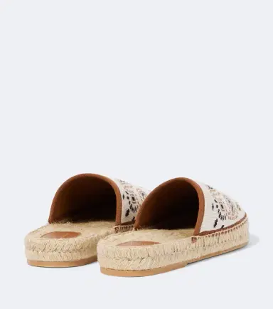 Alanui Bandana canvas jacquard espadrille slides | Thumbnail 4 Alanui Bandana canvas jacquard espadrille slides | Thumbnail 4