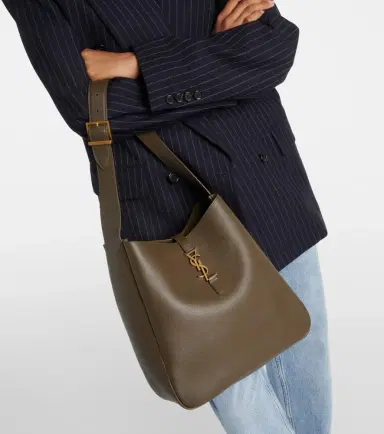 Saint Laurent Le 5 à 7 Large leather shoulder bag | Thumbnail 6