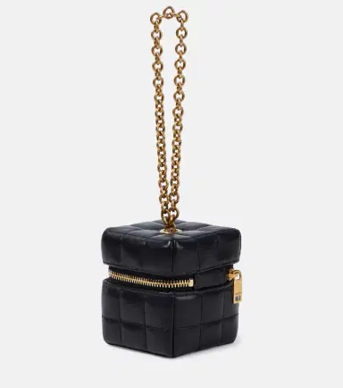 Saint Laurent Cassandre Carré Mini leather box bag | Thumbnail 2