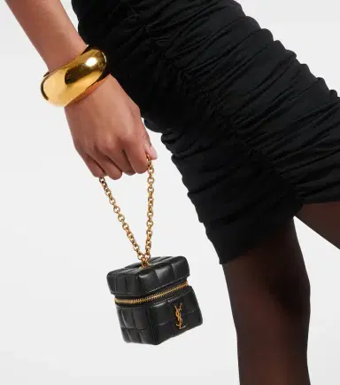 Saint Laurent Cassandre Carré Mini leather box bag | Thumbnail 4