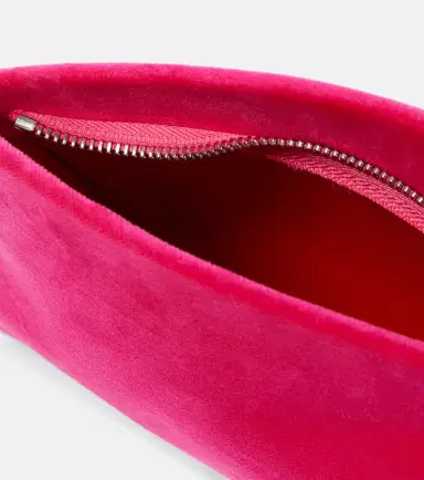 Christian Louboutin Loubitwist Small cotton velvet clutch | Thumbnail 5
