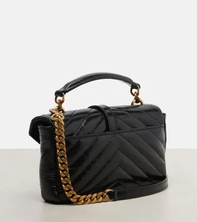 Saint Laurent College Mini metalassé leather shoulder bag | Thumbnail 3 Saint Laurent College Mini metalassé leather shoulder bag | Thumbnail 3