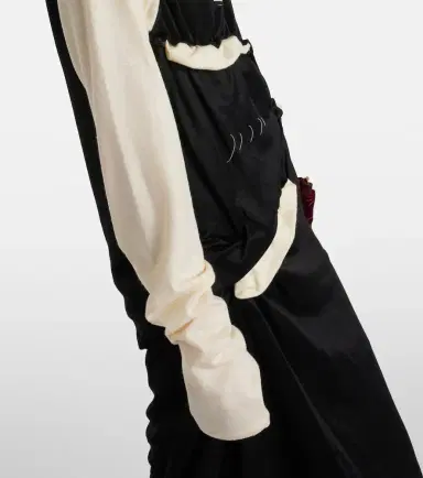 Maison Margiela Spliced gathered jersey midi dress | Thumbnail 5