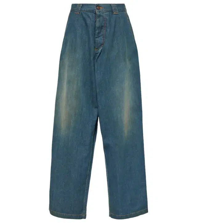 Maison Margiela Americana mid-rise wide-leg jeans
