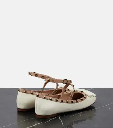 Valentino Garavani Rockstud leather ballet flats | Thumbnail 5