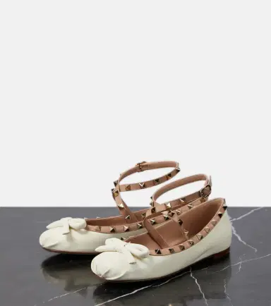 Valentino Garavani Rockstud leather ballet flats | Thumbnail 6