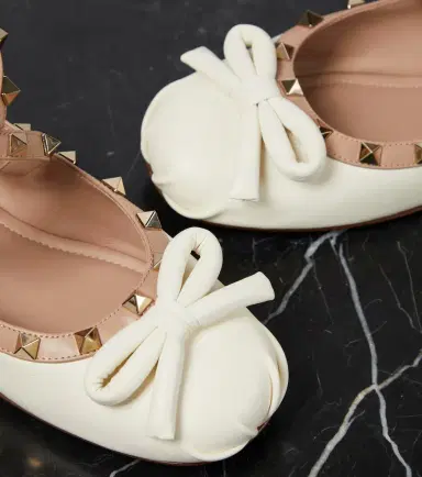 Valentino Garavani Rockstud leather ballet flats | Thumbnail 7