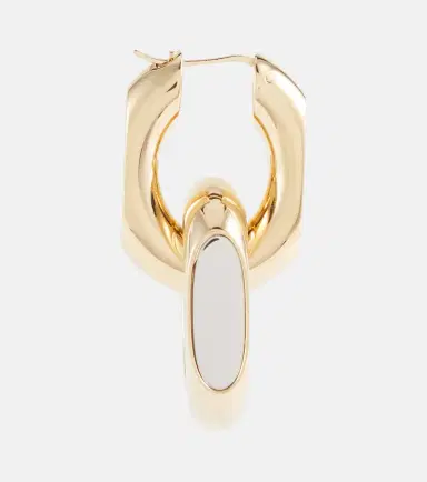 Saint Laurent Cassandre hoop earrings | Thumbnail 4