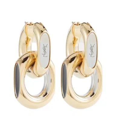 Saint Laurent Cassandre hoop earrings | Thumbnail 1