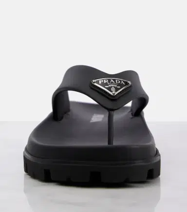 Prada Soft Cage vinyl thong sandals | Thumbnail 4