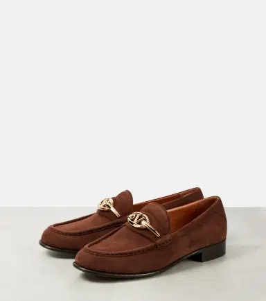 Valentino Garavani VLogo Gate suede loafers | Thumbnail 2