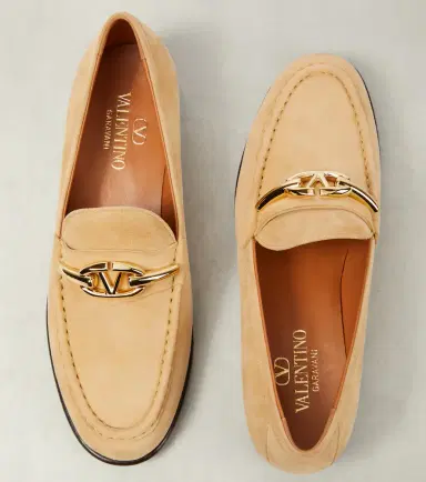 Valentino Garavani VLogo Signature suede loafers | Thumbnail 2