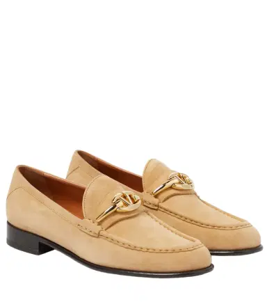 Valentino Garavani VLogo Signature suede loafers | Thumbnail 1