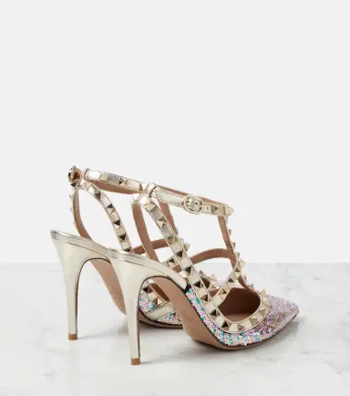 Valentino Garavani Rockstud embellished pumps | Thumbnail 2