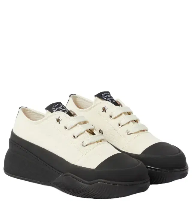 Stella McCartney Loop canvas platform sneakers