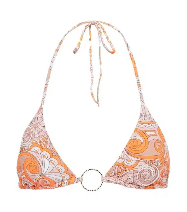 Melissa Odabash Miami printed bikini top
