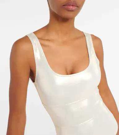 Melissa Odabash Perugia metallic swimsuit | Thumbnail 2