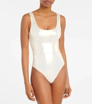 Melissa Odabash Perugia metallic swimsuit | Thumbnail 4