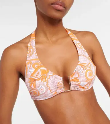 Melissa Odabash Colombia printed bikini top | Thumbnail 3