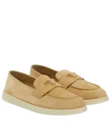 Prada Saint Tropez suede loafers | Thumbnail 1 Prada Saint Tropez suede loafers | Thumbnail 1