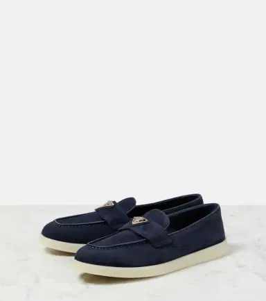 Prada Saint Tropez suede loafers | Thumbnail 3