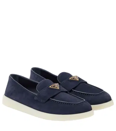 Prada Saint Tropez suede loafers | Thumbnail 1